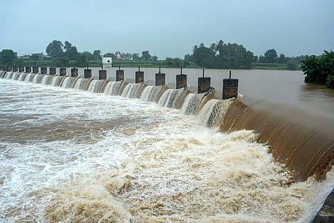 Khodshi dam over the Krishna River