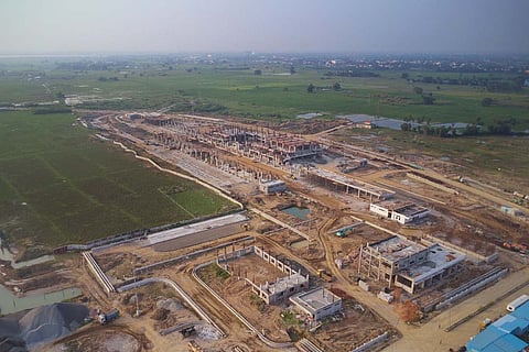 Under-construction Kuthambakkam bus terminal