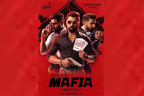 Karthick Naren’s next with Arun Vijay titled 'Mafia', first look unveiled