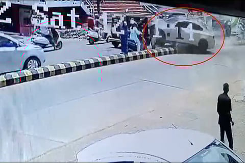 Speeding BMW crashes into woman on scooty in Mangaluru