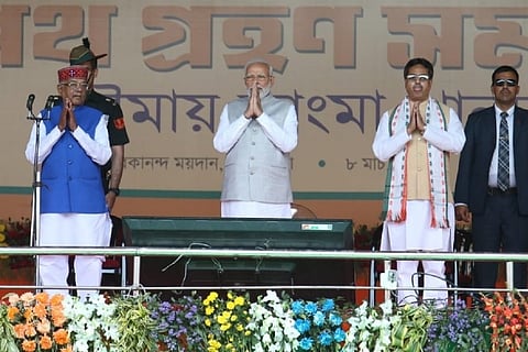 Manik Saha swearing-in ceremony