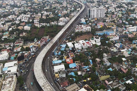 Unidirectional Medavakkam flyover, the longest in Chennai
