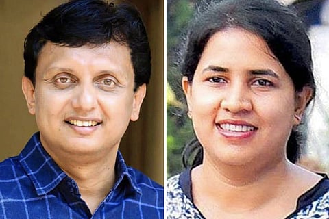 PA Mohammad Riyas and Veena Thayikkandiyil