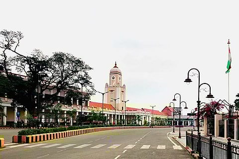 The Mysuru railway station as seen during the day