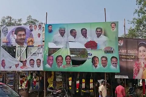 CM Jagan’s birthday banners vandalised, YSRCP leaders blame MLA RK Roja