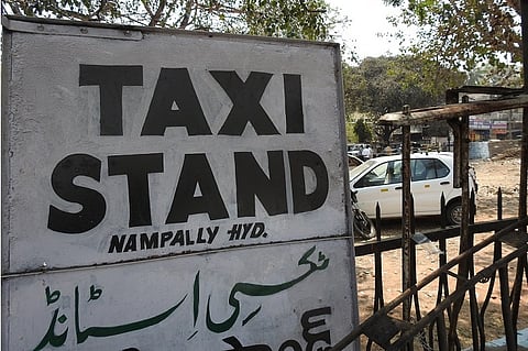 Hyd’s Nampally taxi stand shut for Metro parking, relocated drivers dejected