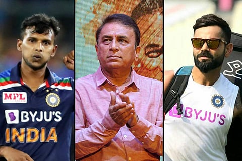 Natarajan, Gavaskar and Kohli