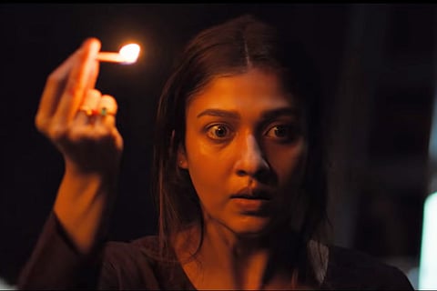 Nayanthara in Netrikann trailer 