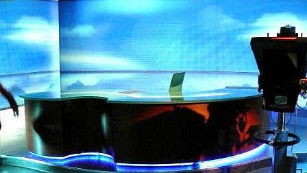 TV newsroom
