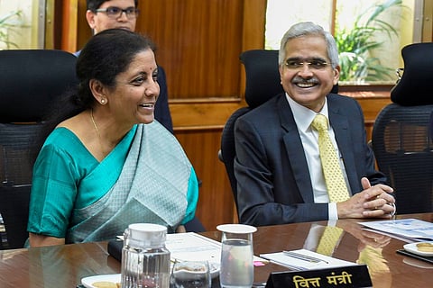 FM Nirmala Sitharaman and RBI Guv Shaktikanta Das