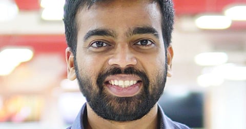 Nischal Shetty smiling