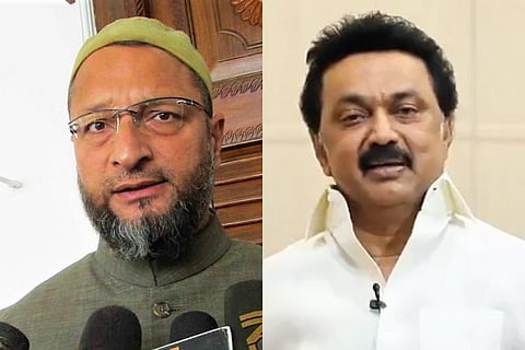 AIMIM chief Owaisi and DMK chief MK Stalin