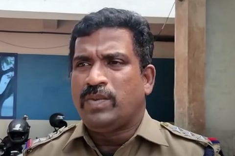 PR Sunu in a police uniform