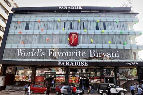 Paradise biryani outlet building