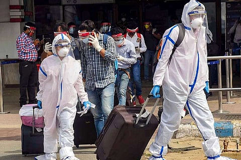 Passengers at airport