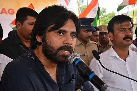 Pawan Kalyan visits Tirumala ahead of Andhra bus yatra, stands in queue for darshan