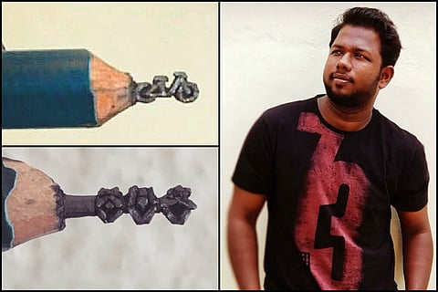 Meet the Coimbatore man creating intricate micro art in pencils