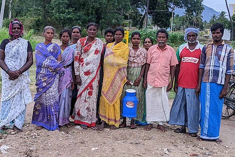 Residents of Poonjolai Nagar