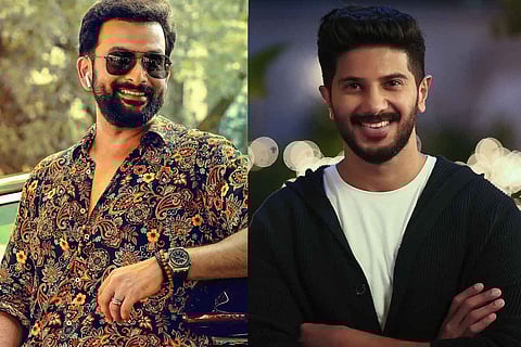 Actors Prithviraj and Dulquer Salmaan