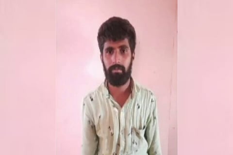 Self-proclaimed godman in Vikarabad Rafiq who was arrested for forcing a young girl to walk on coals for exorcism ritual