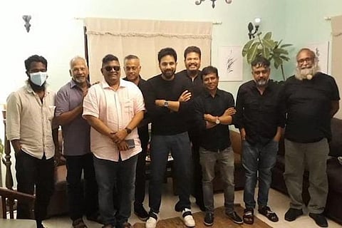 Tamil directors posing 