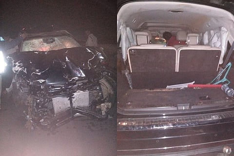 Telugu actor Rajasekhar escapes with minor injuries after accident on Hyderabad's ORR