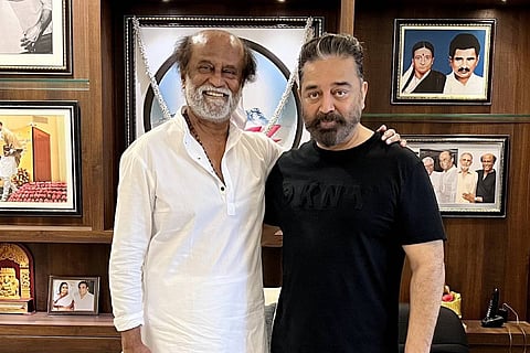 Actors Rajinikanth and Kamal Haasan