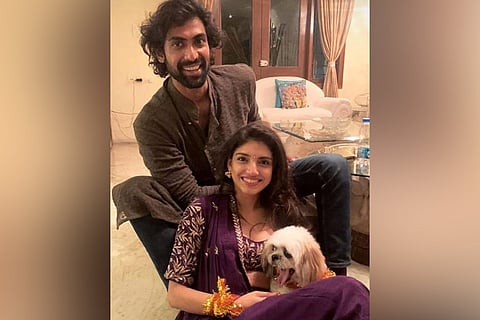 Rana Daggubati and Miheeka Bajaj 