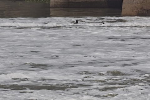 Water in a reservoir
