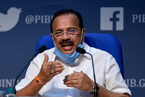 DV Sadananda Gowda addressing a presser