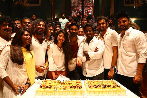 Actor Sai Pallavi celebrates her birthday on the sets of 'Maari 2'