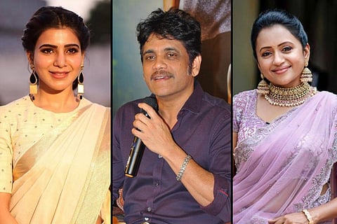 Pictures of actors Samantha, Nagarjuna and anchor Suma