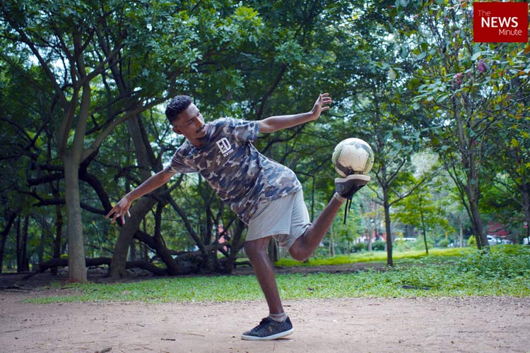 A self-taught freestyle footballer in Bengaluru is kicking down barriers