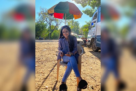 Simran’s photo from the sets of ‘Andhagan’ goes viral