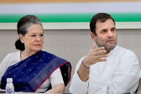 Sonia Gandhi and Rahul Gandhi
