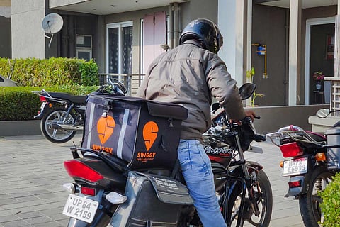 Swiggy delivery worker