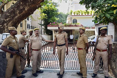 Representative image of police personnel in Tamil Nadu