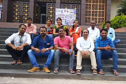 Members of the language enthusiasts group 