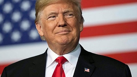 US President Donald Trump 