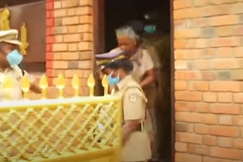 Vasantha taken into custody by police