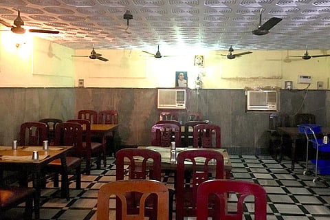 interiors of velu military hotel