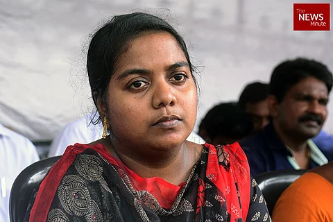 Sanal Kumar’s wife Viji collapses at protest venue in T’puram, hospitalised