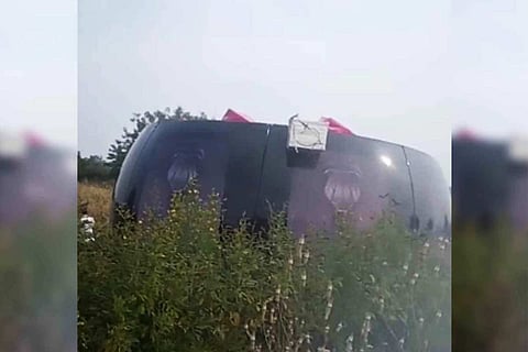 'Unusual object' lands in Vikarabad village field, turns out to be research balloon