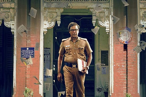 Samuthirakani in police uniform