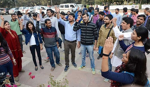  ​#ABVPExposed trends: Student union says video of activists raining pro-pak slogans fake
