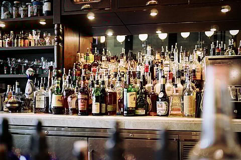 Representative image of alcohol bottles