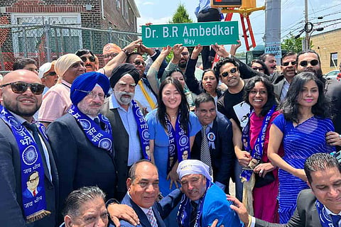 The NYC intersection that was co-named after BR Ambedkar