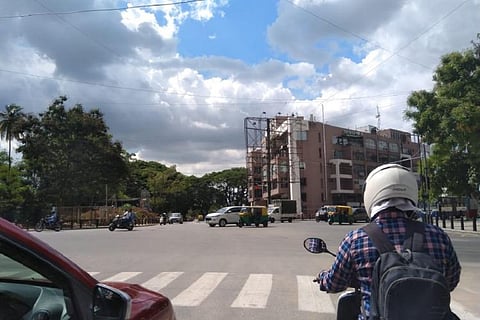 Bengaluru street crossing near MG Road