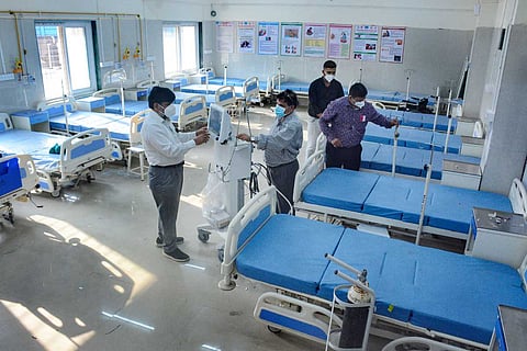 Representative image of a COVID hospital 