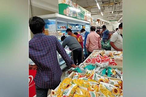 Supermarkets in Hyderabad witness rush as consumers stock up ahead of Janata curfew